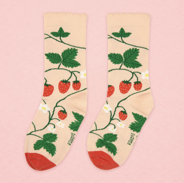 Κάλτσες Strawberry Plant Κόκκινο